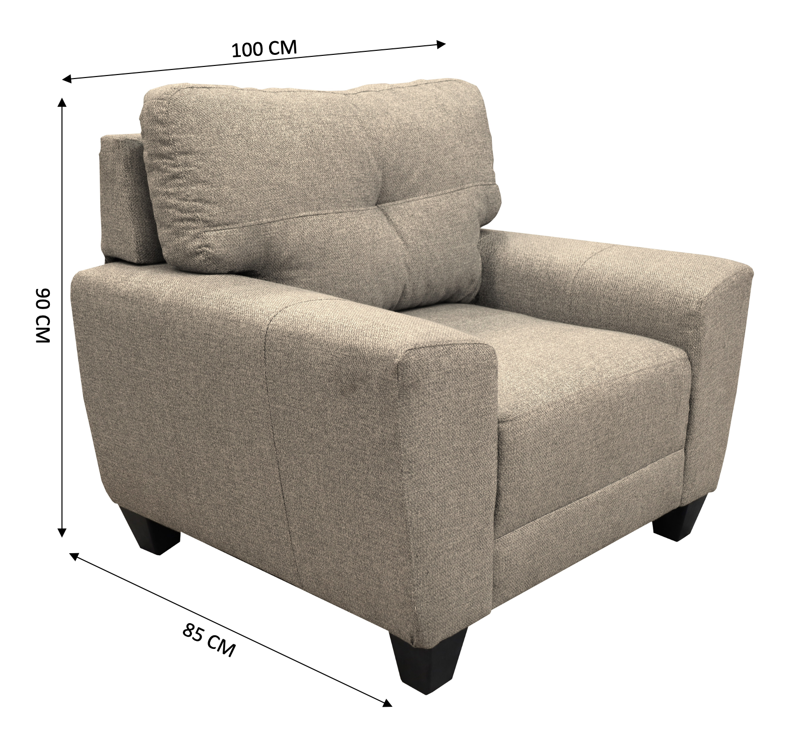 Foto 6 pulgar | Sillon el Bazar Store Sidney Lino Beige