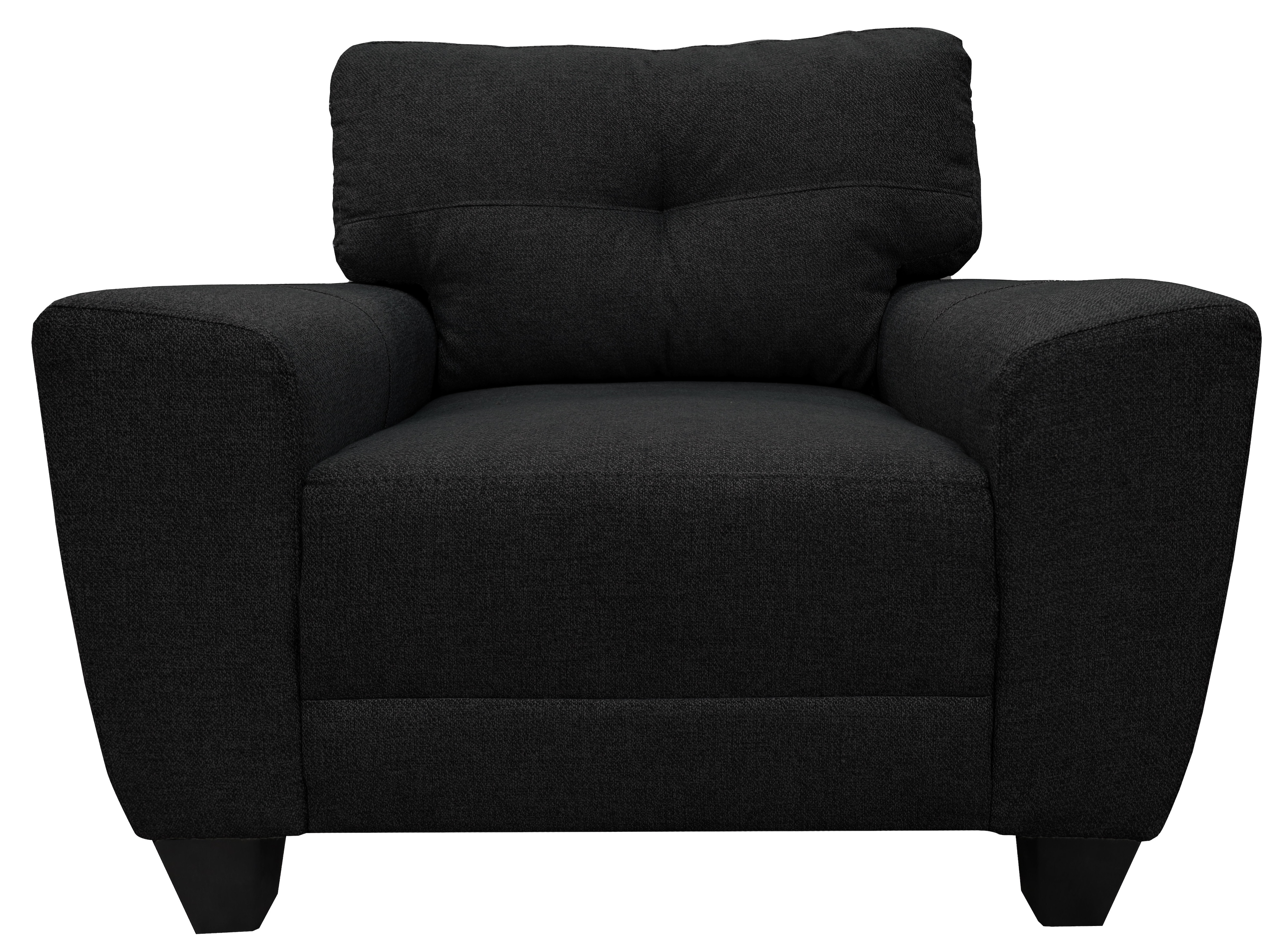 Sillon El Bazar Store Sidney Lino Negro 1 Pieza