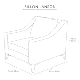 Foto 8 | Sillón Dicasa Lanson Color Negro