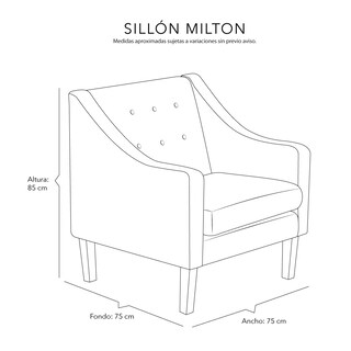 Foto 8 | Sillón Dicasa Milton Color Café