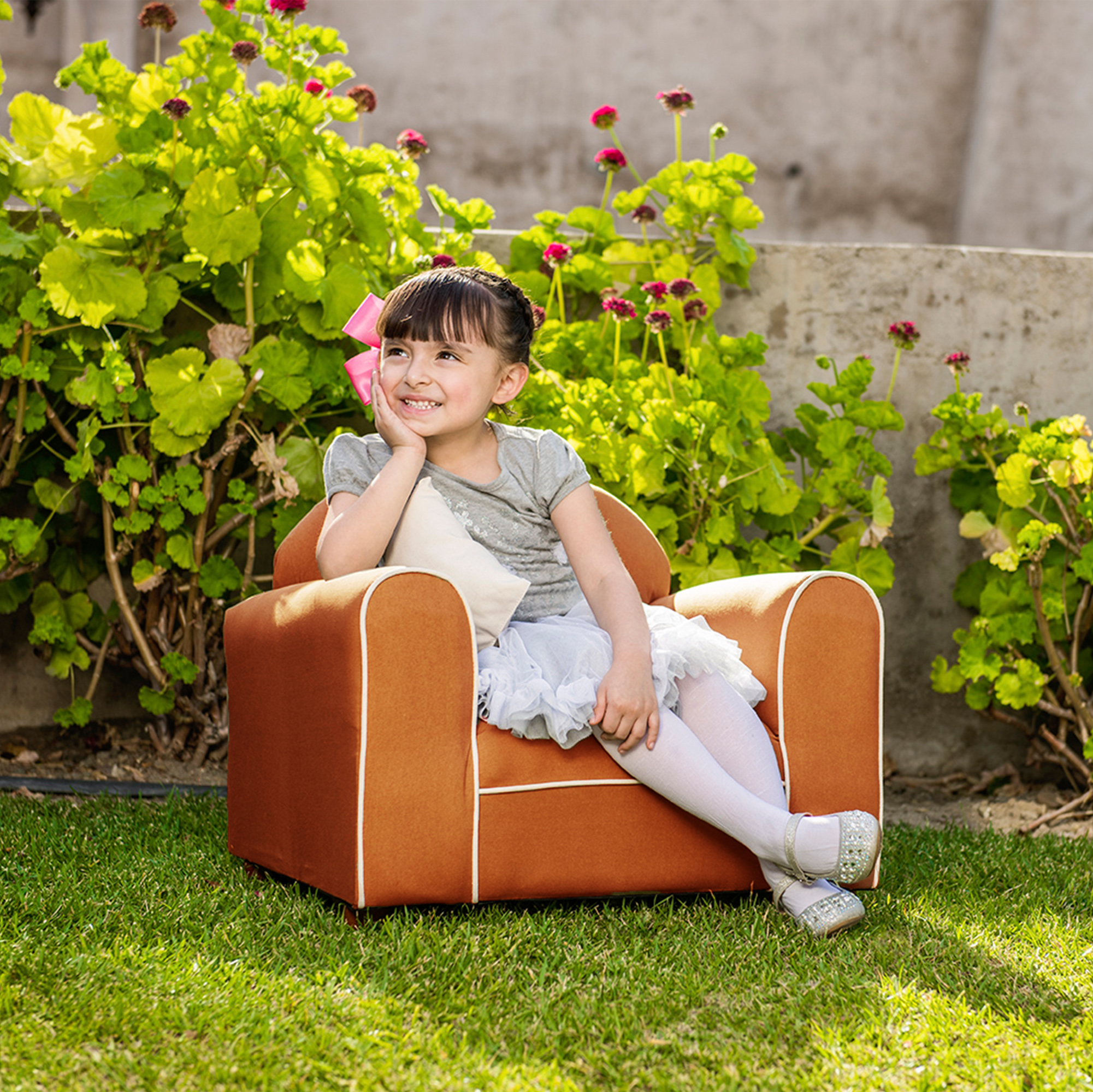 Foto 3 pulgar | Sillón Infantil Tapizado con una Almohada