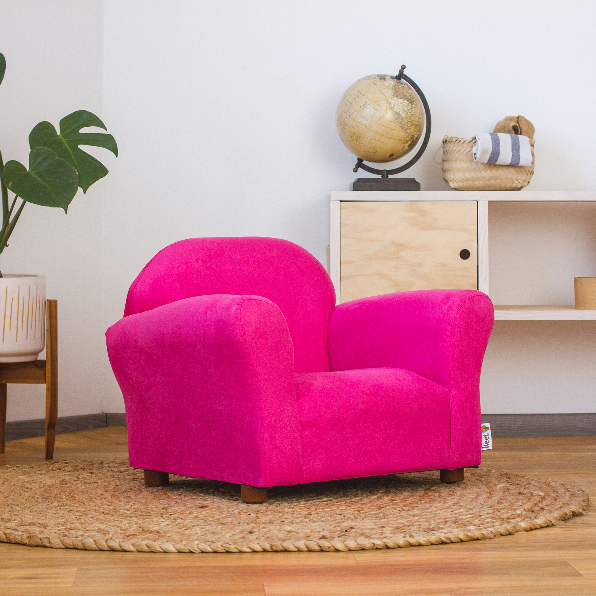 Foto 4 pulgar | Sillon Infantil Rosa