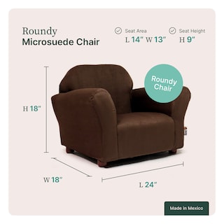 Foto 3 | Sillón Tapizado en Tela Microsuede Fácil de Trasportar Patas de Madera Desmontables