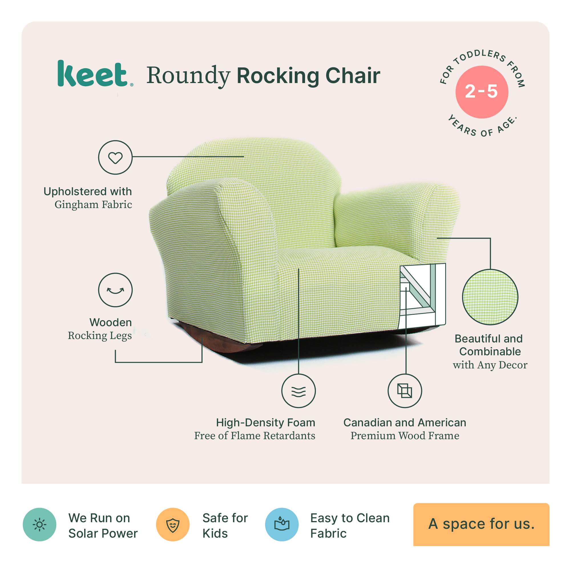 Foto 4 pulgar | Sillon Mecedora Infantil
