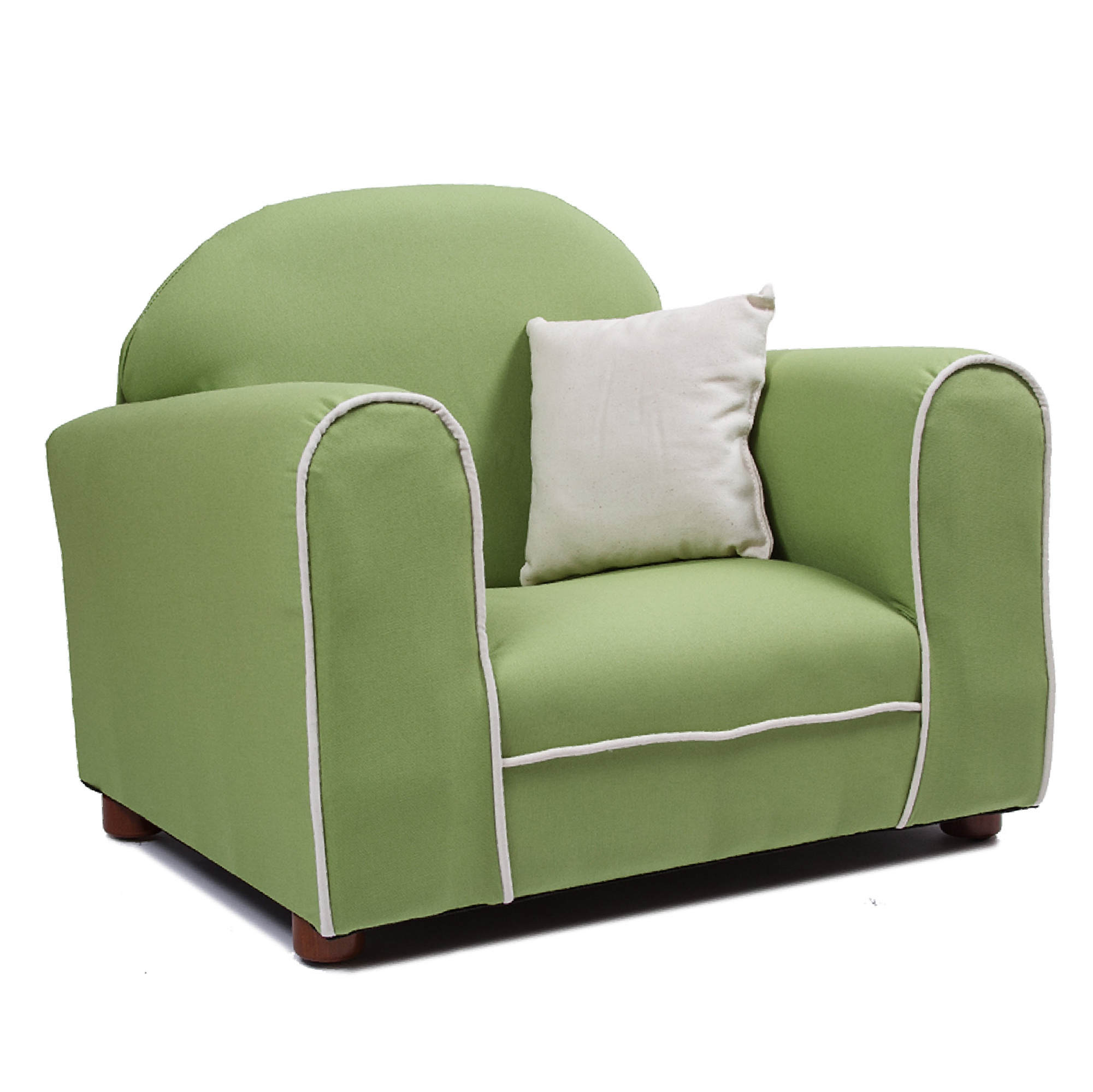 Foto 4 pulgar | Sillon Infantil Verde con Almohada