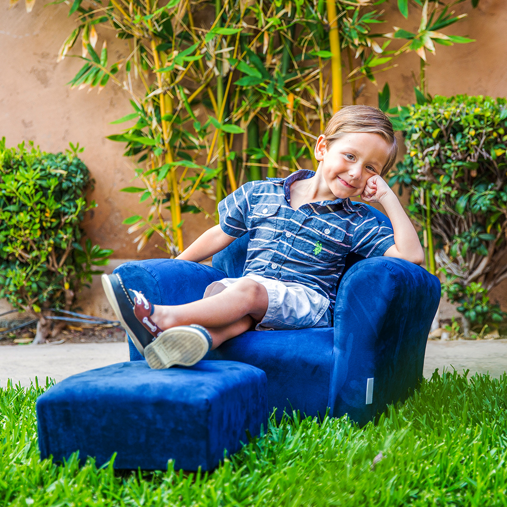 Foto 3 pulgar | Sillón Infantil con Banco Azul