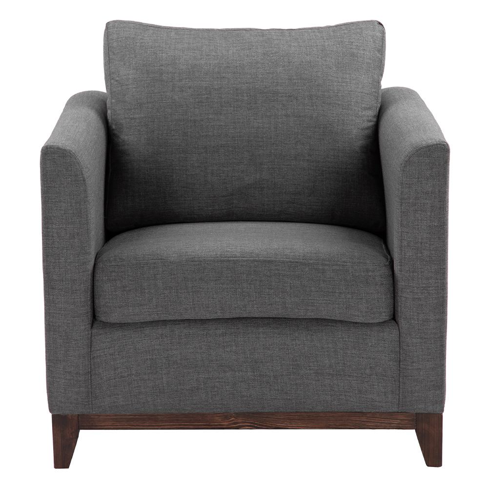 Foto 2 pulgar | Sillon 1 Plaza Oslo Gris Oscuro