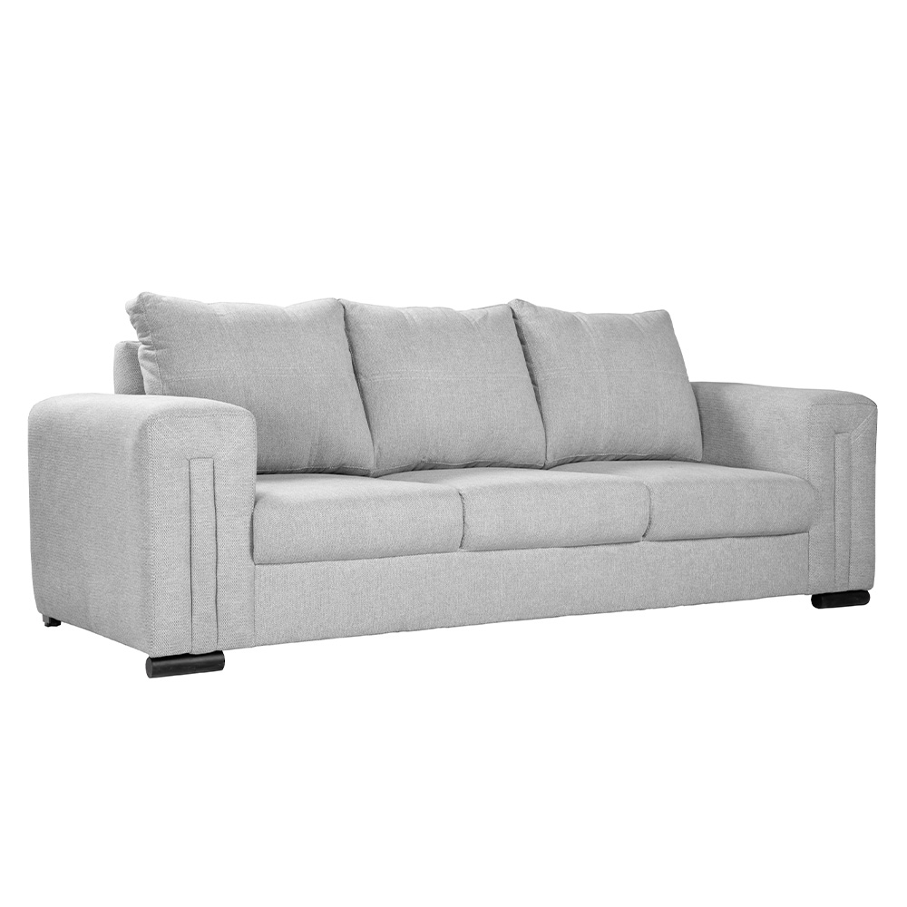 Foto 2 | Sofa 3 Plazas  Taos Plata
