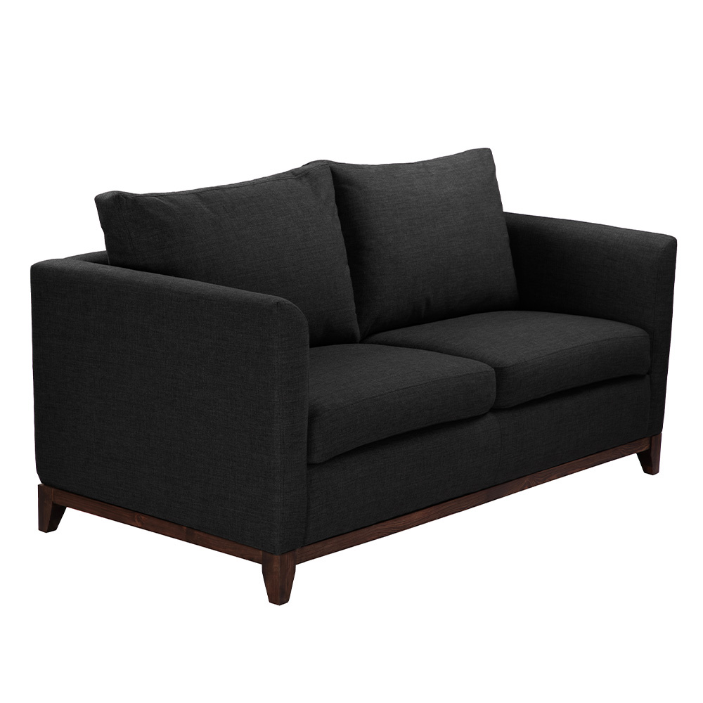 Foto 3 pulgar | Love Seat 2 Plazas Oslo Negro