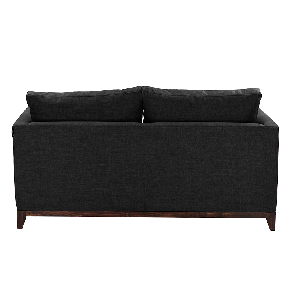 Foto 4 pulgar | Love Seat 2 Plazas Oslo Negro
