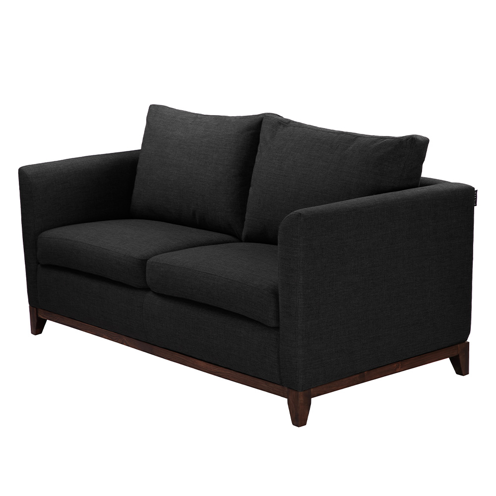 Foto 5 pulgar | Love Seat 2 Plazas Oslo Negro