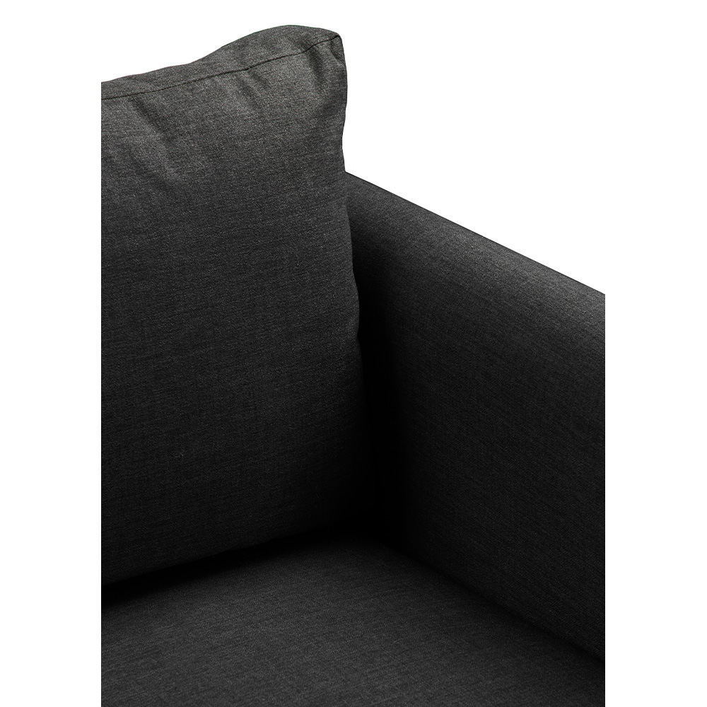Foto 4 pulgar | Sofa 3 Plazas Oslo Negro