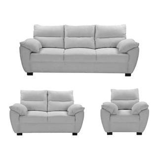 Foto 1 | Sala 3 Piezas (sofa, Love Y Sillon) Venecia Plata