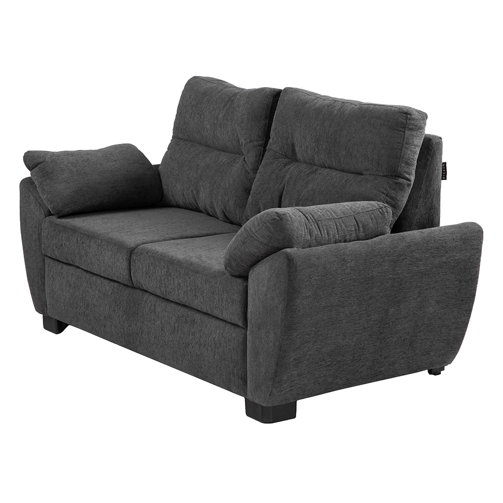Foto 3 pulgar | Love Seat 2 Plazas Venecia Gris Oscuro