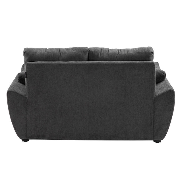 Foto 5 pulgar | Love Seat 2 Plazas Venecia Gris Oscuro