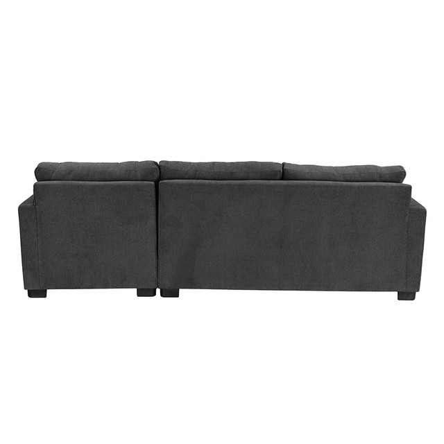 Foto 5 pulgar | Love Chaise Derecho Smoky Gris Oscuro