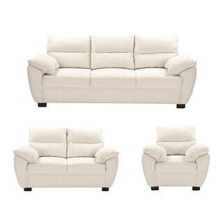 Foto 1 | Sala 3 Piezas (sofa, Love Y Sillon) Venecia Crema