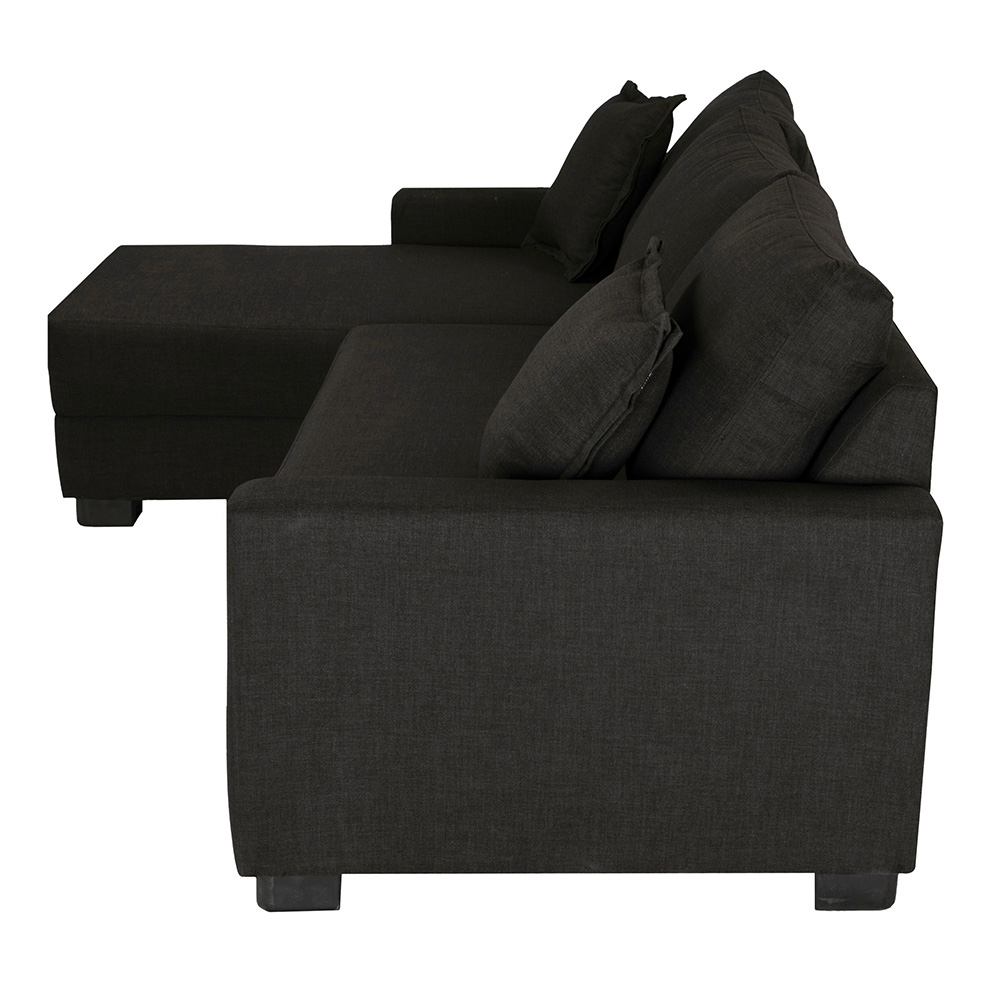 Foto 4 pulgar | Love Chaise Izquierdo Smoky Negro