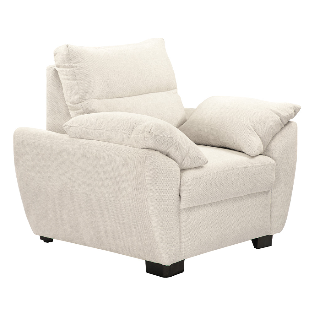Foto 4 pulgar | Sala 3 Piezas (sofa, Love Y Sillon) Venecia Crema