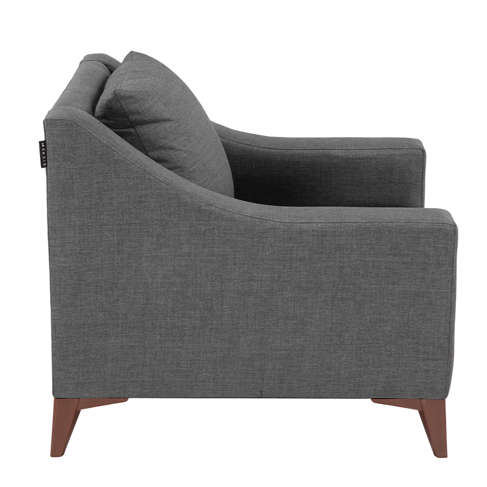 Foto 4 pulgar | Sillón Dicasa Lanson Color Gris Acero