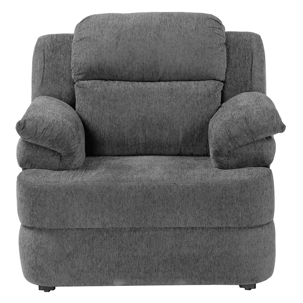 Sillón Trinity  Kendra Color Gris Oscuro 1 Plaza