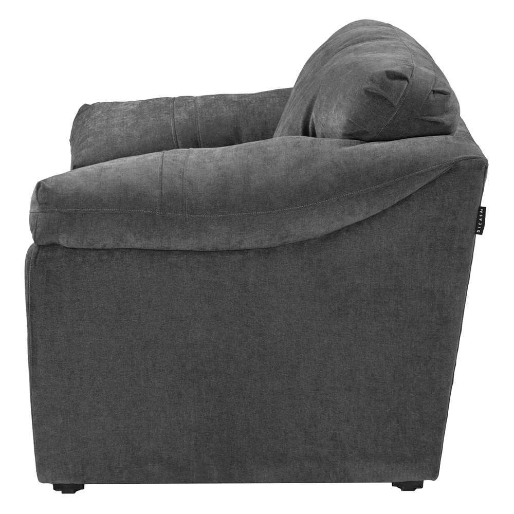 Foto 4 pulgar | Sillón Dicasa Aston Color Gris Oscuro 1 Plaza