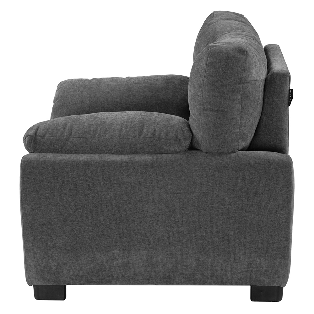 Foto 4 pulgar | Sillón Dicasa Monza Color Gris Oscuro 1 Plaza