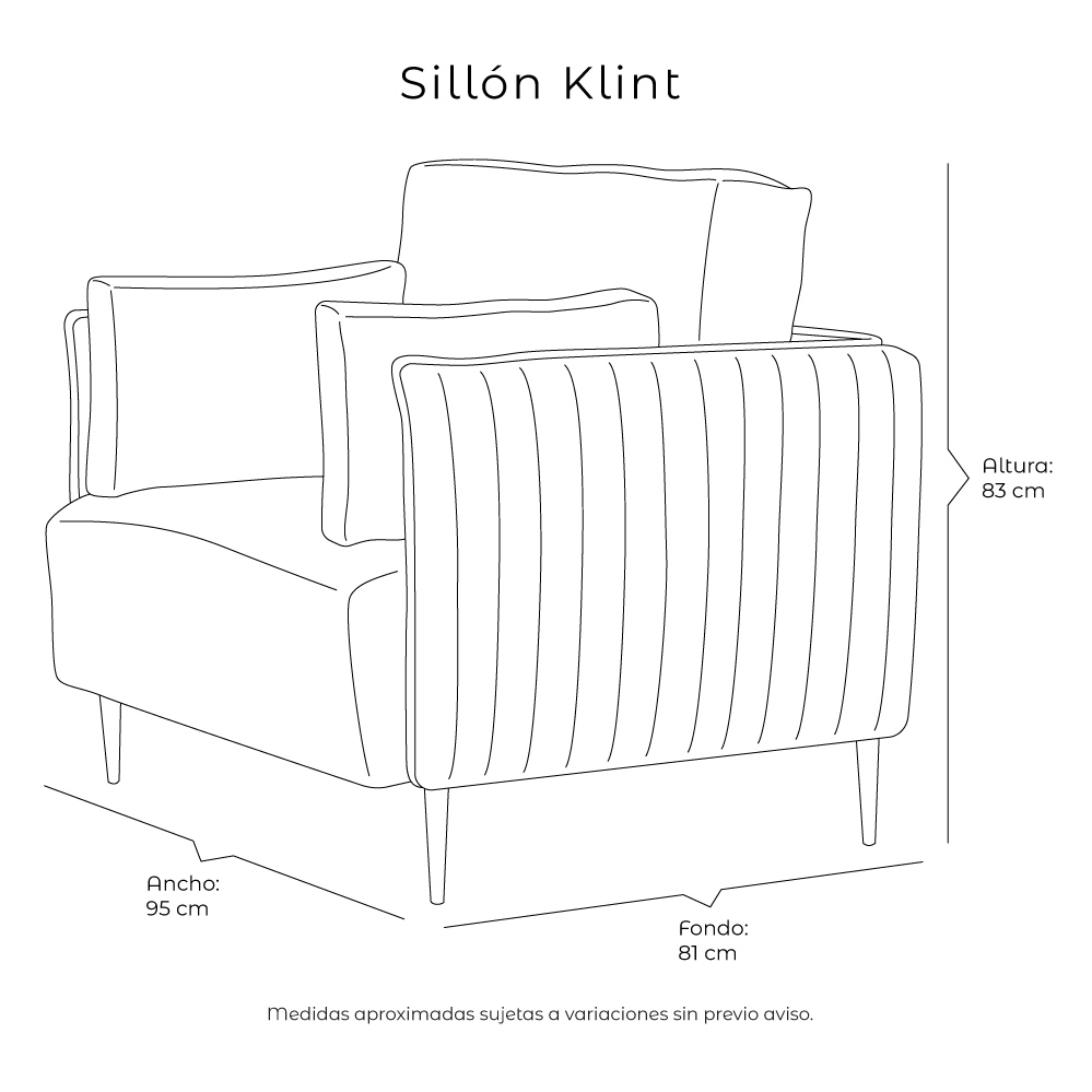 Foto 9 pulgar | Sillón Dicasa Klin Color Azul 1 Plaza