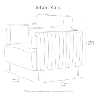 Foto 8 | Sillón Dicasa Klin Color Azul 1 Plaza