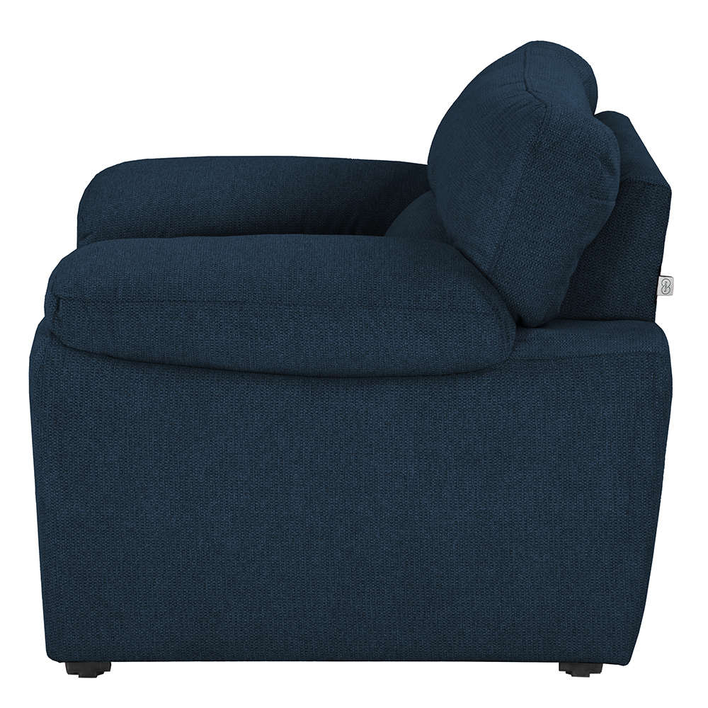 Foto 4 pulgar | Sillón Trinity Cosmo Color Azul 1 Plaza
