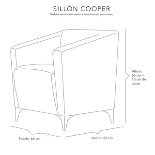Foto 8 | Cooper Unico Sillon Centaurus Black Negro
