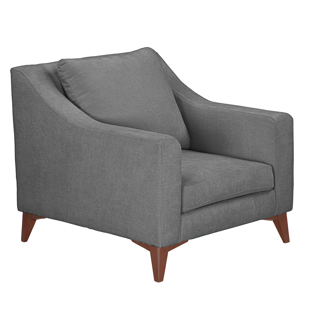 Foto 3 pulgar | Sillón Dicasa Lanson Soho Storm Gris