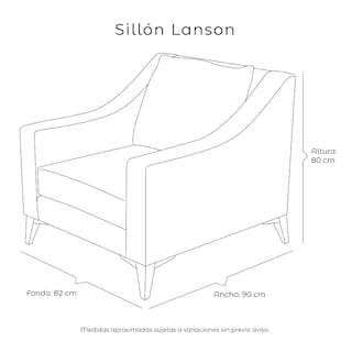 Foto 8 | Sillón Individual Dicasa Lanson