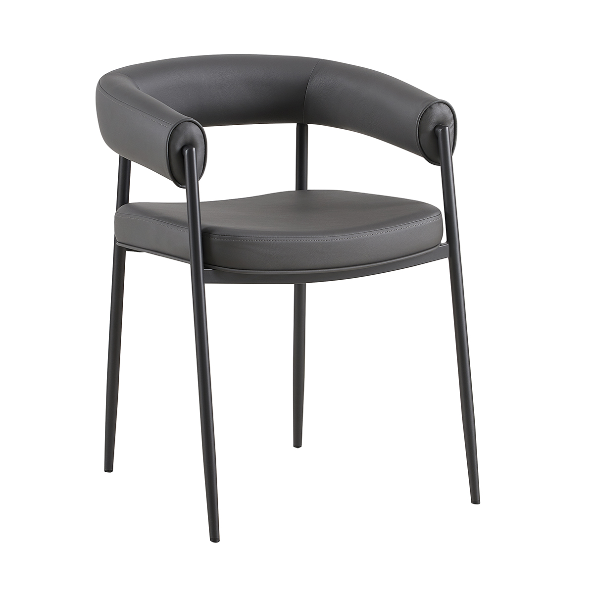 Foto 5 pulgar | Silla Gris Terzetto Paolo