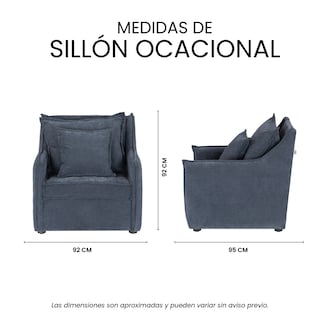 Foto 8 | Sillón Ocasional Trinity Dako Color Azul