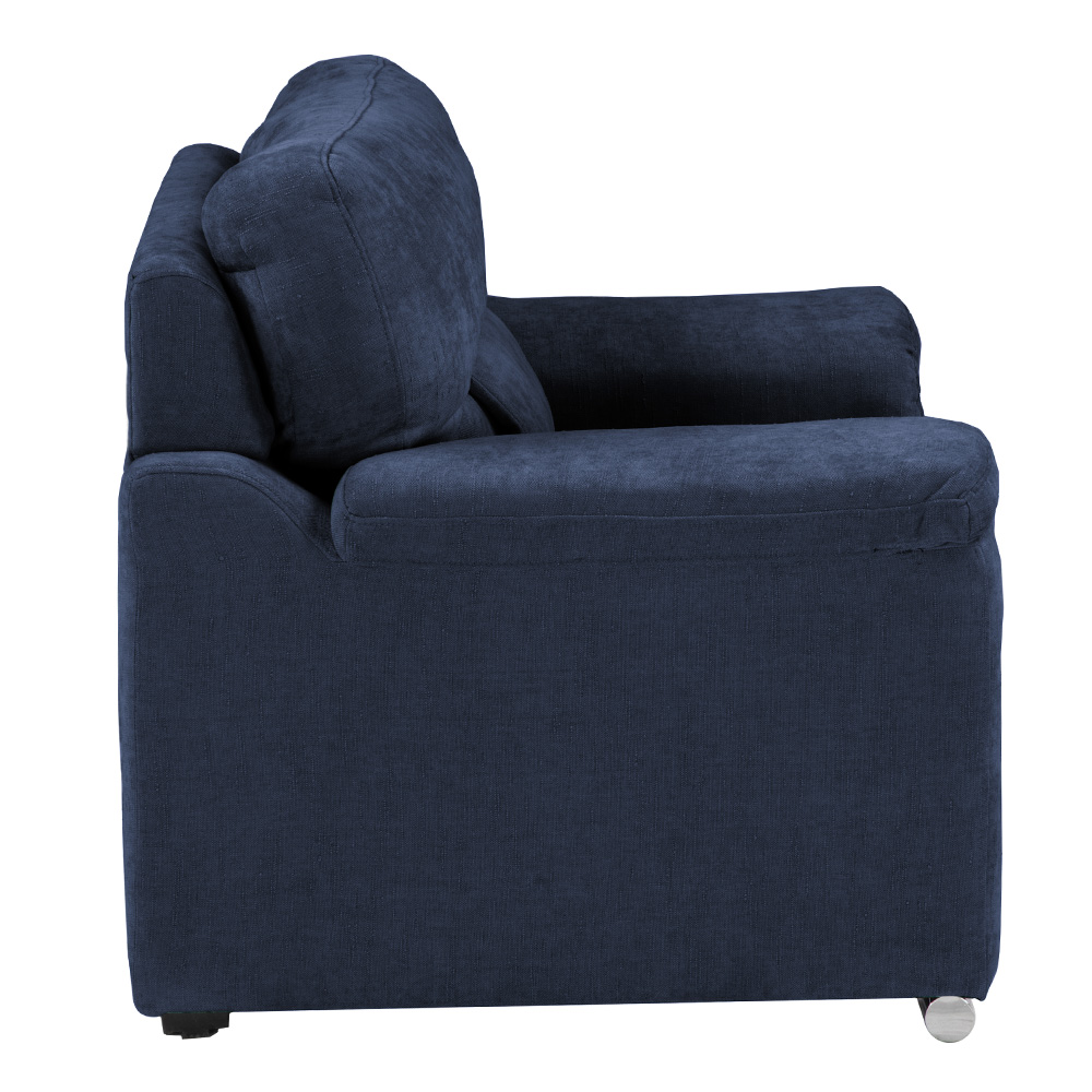 Foto 6 pulgar | Sillón Trinity Kaizen Color Azul 1 Plaza