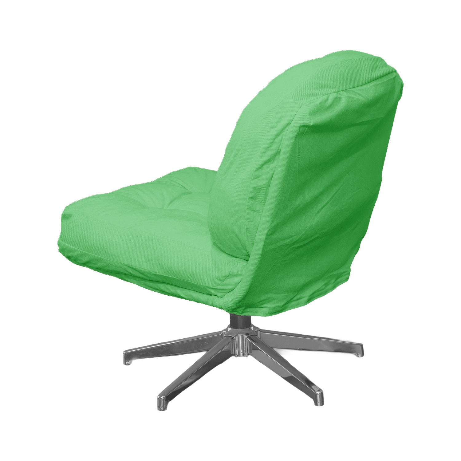Foto 6 pulgar | Sillón Oasis Decorativo De Sala En Terciopelo Verde Con Patas Metálicas