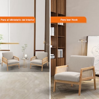 Foto 5 | Silla De Estar Con Diseño Natural Beige