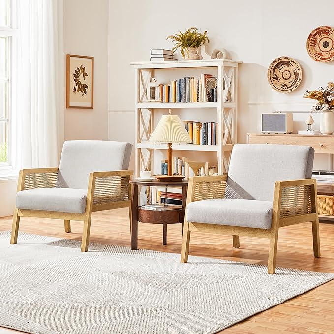Foto 7 | Silla De Estar Con Diseño Natural Beige
