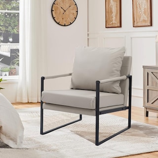 Foto 4 | Sillon Moderno Silla Individual Con Cojín Sillon Gris Gomyhome