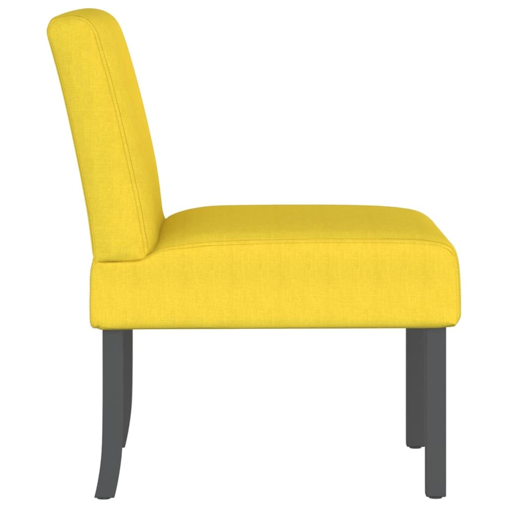 Foto 5 pulgar | Sillón Vidaxl  Moderno Tapizado En Tela De Color Amarillo Claro - Venta Internacional.