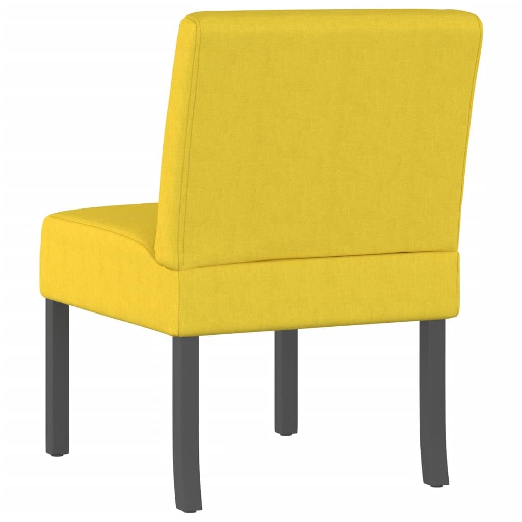 Foto 6 pulgar | Sillón Vidaxl  Moderno Tapizado En Tela De Color Amarillo Claro - Venta Internacional.