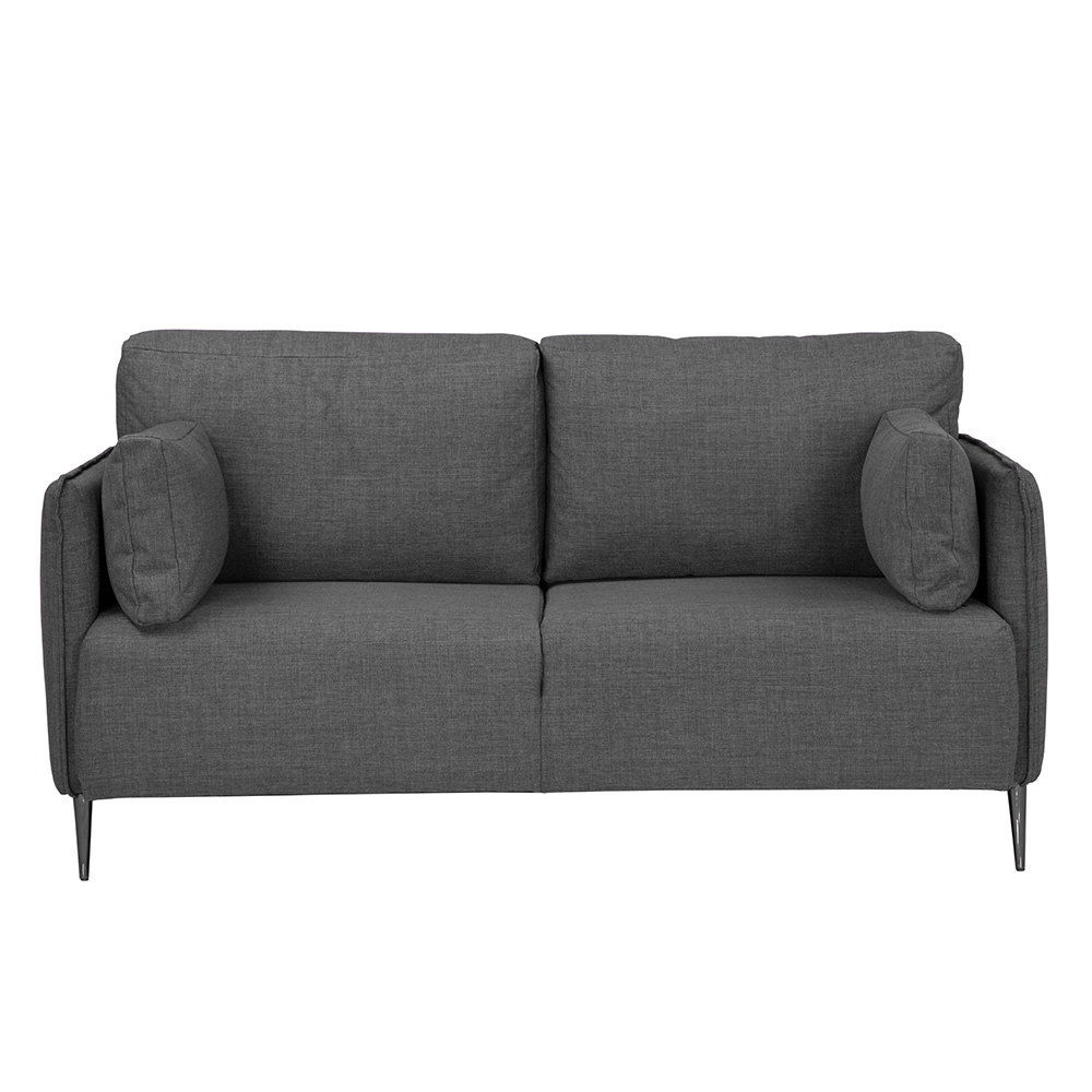 Love Seat Dicasa Klint Gris Oscuro