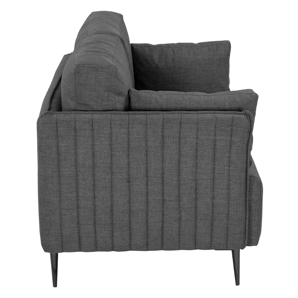 Foto 6 pulgar | Love Seat Dicasa Klint Gris Oscuro