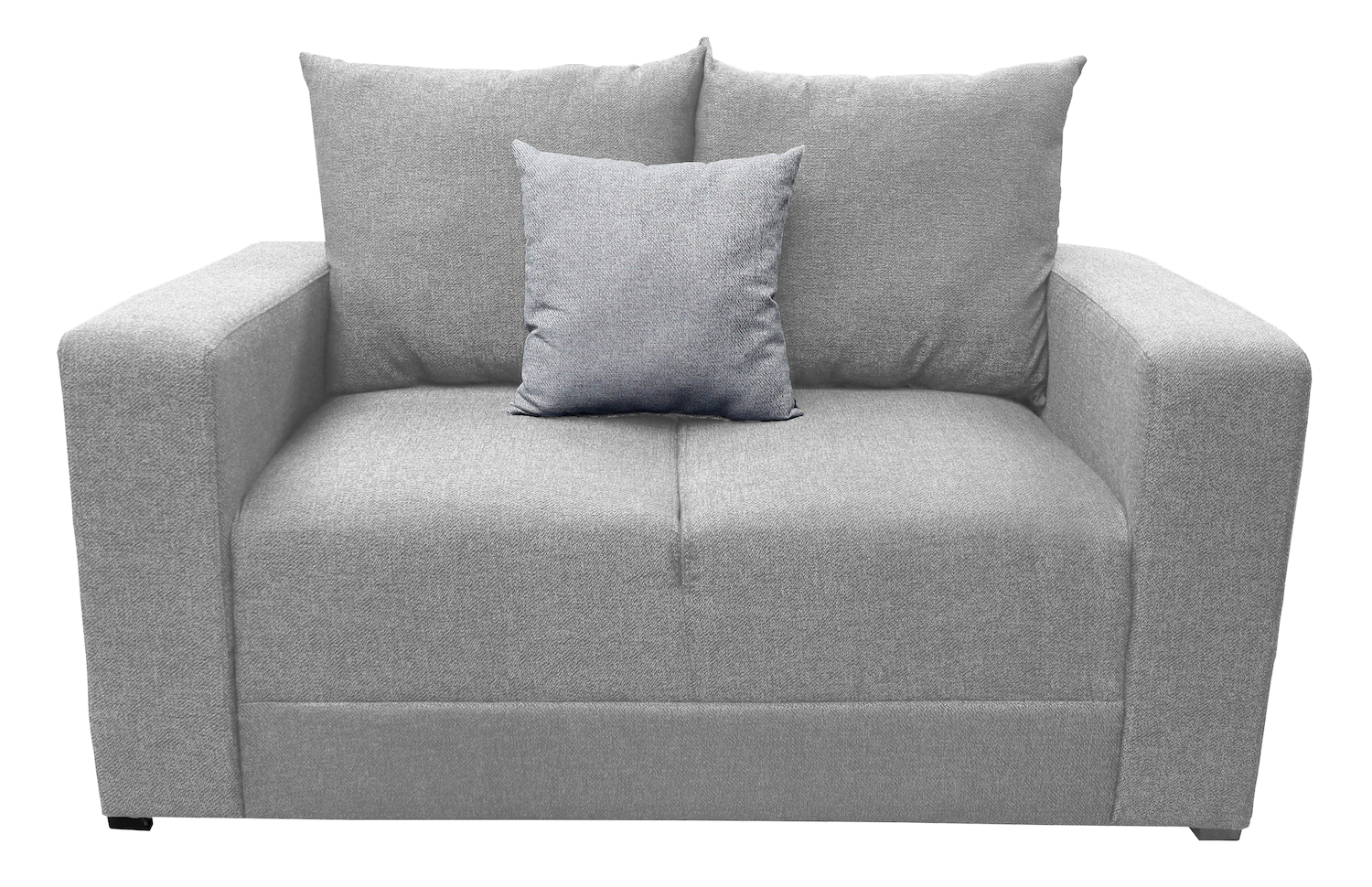 Foto 2 pulgar | Love Seat El Bazar Store Miami Lino Gris Plata 2 Plazas, Modular, Moderno, Sala