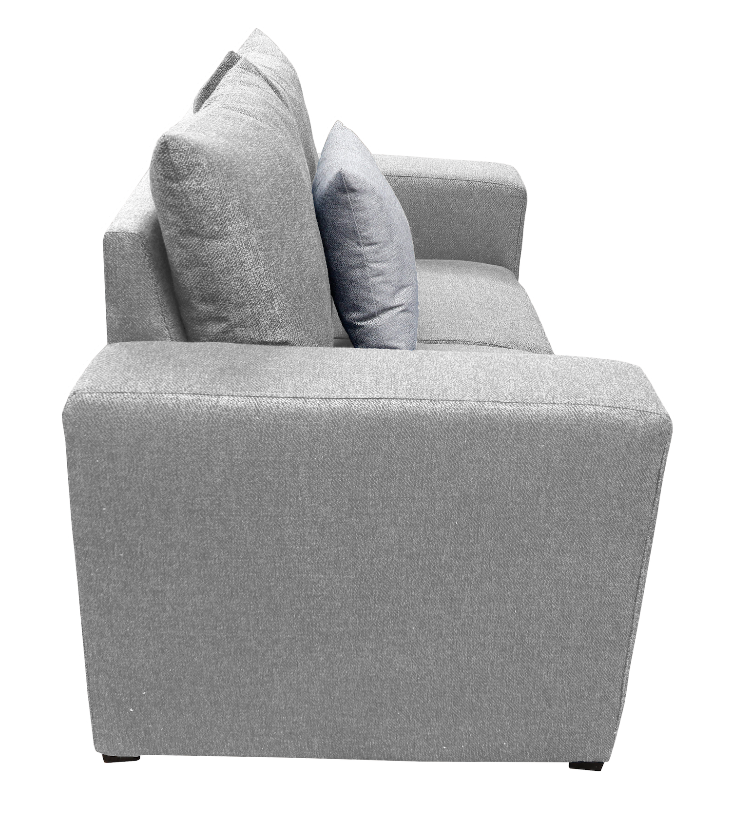 Foto 4 pulgar | Love Seat El Bazar Store Miami Lino Gris Plata 2 Plazas, Modular, Moderno, Sala