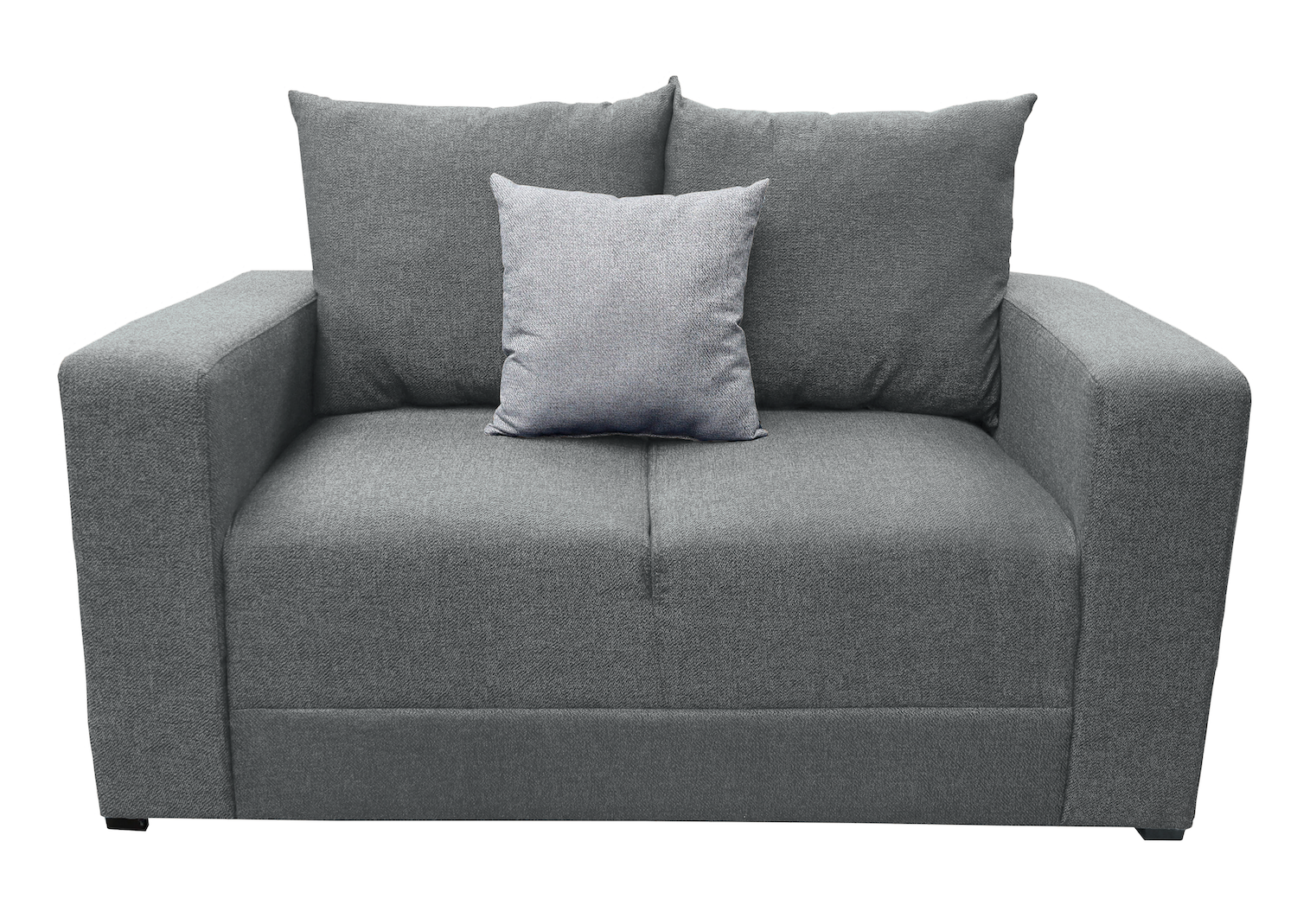 Love Seat El Bazar Store Miami Lino Gris Oxford 2 Plazas, Modular, Moderno, Sala