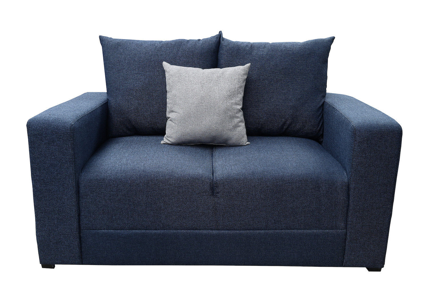 Love Seat El Bazar Store Miami Lino Azul Marino 2 Plazas, Modular, Moderno, Sala