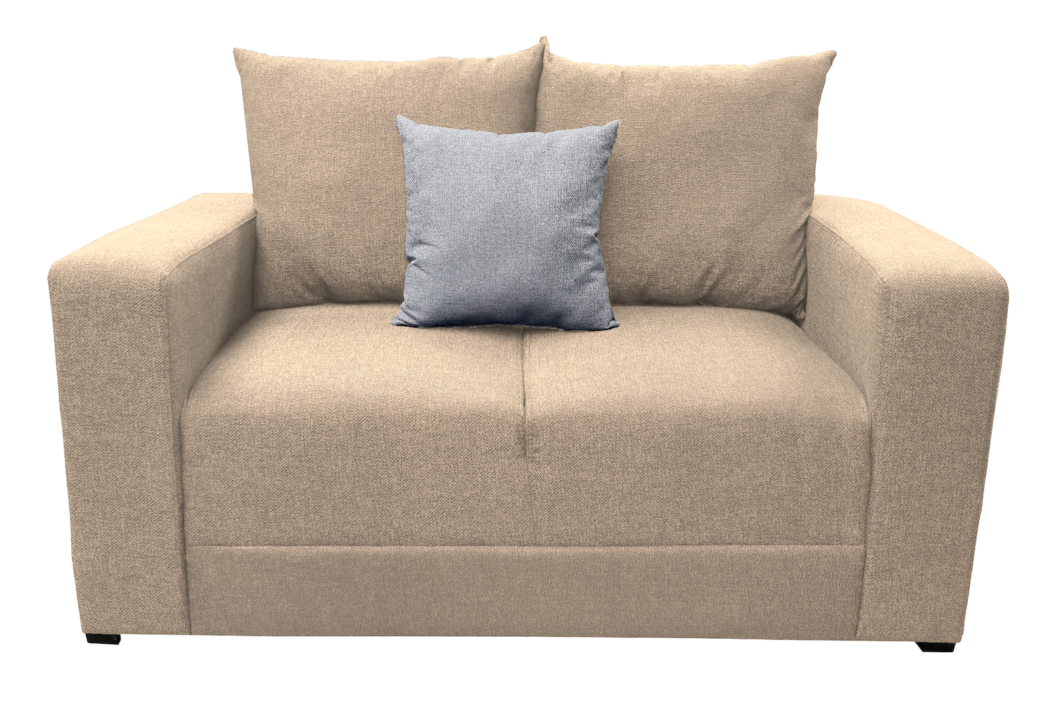 Foto 2 pulgar | Love Seat El Bazar Store Miami Lino Beige 2 Plazas, Modular, Moderno, Sala