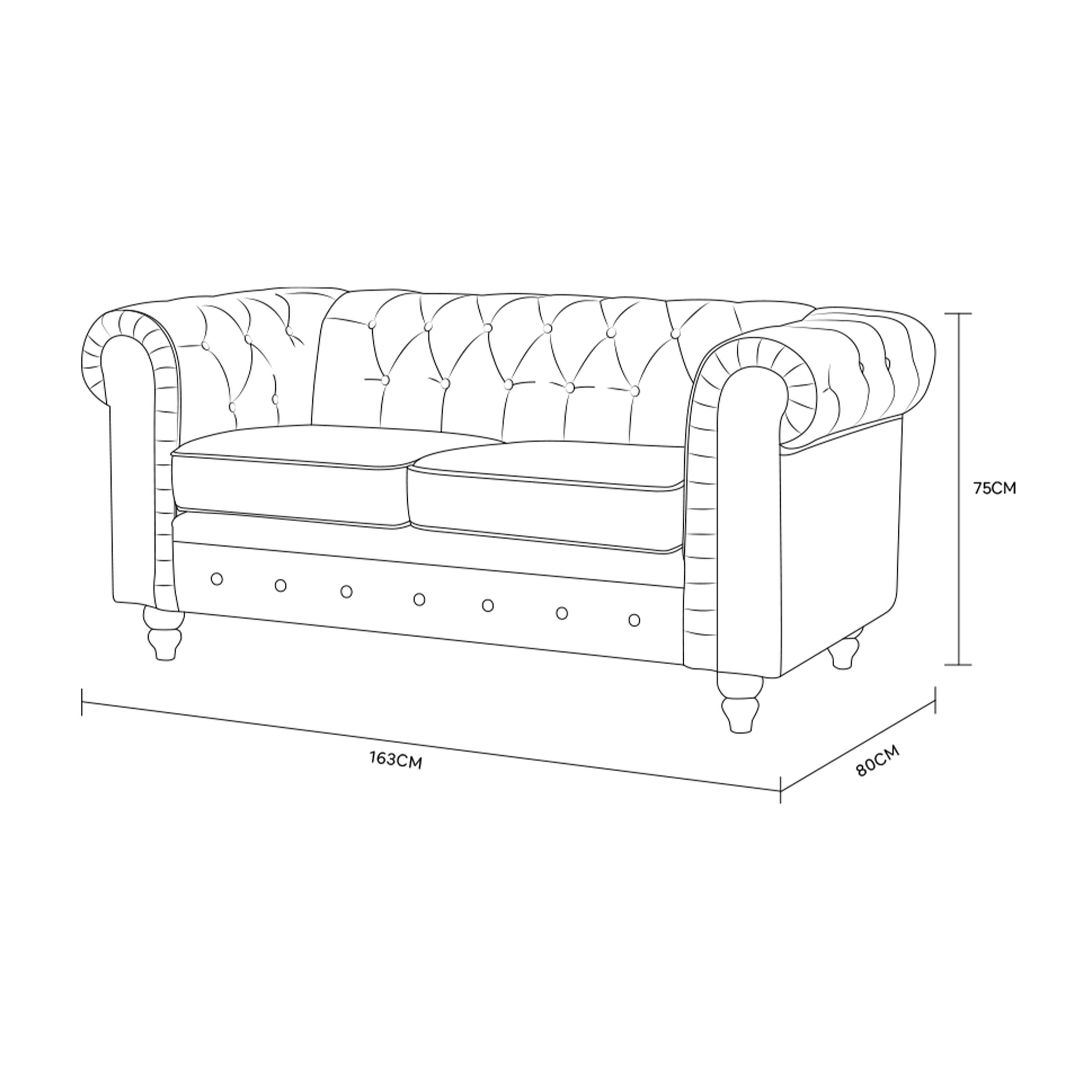 Foto 5 pulgar | Love Seat Easy Living Camdem Gris